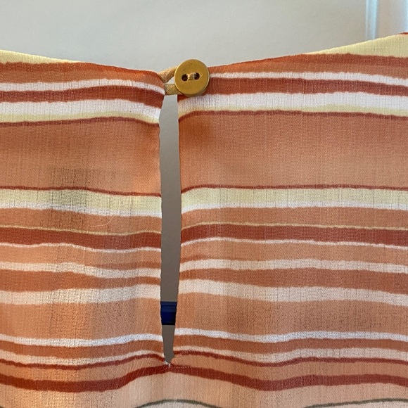 Alfred Dunner Striped Top with Blue Lace Accent - Picture 6 of 9